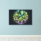 コレステロール結晶 キャンバスプリント (インサイチュ (ウッドフロア))