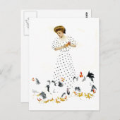 コレスフィリップスファデアウェイ農家の娘 ポストカード (正面/裏面)