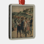 コレラを防ぐために取られる注意 メタルオーナメント (右)