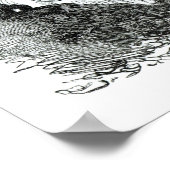 コレラ王の裁判所， 1852 ポスター (角)