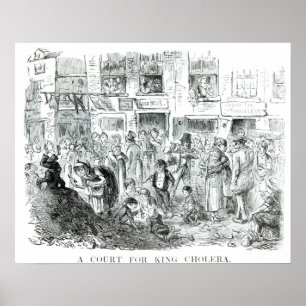 コレラ王の裁判所, 1852 ポスター