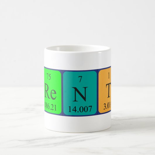 コレンチン定期テーブル名mag コーヒーマグカップ (中央)