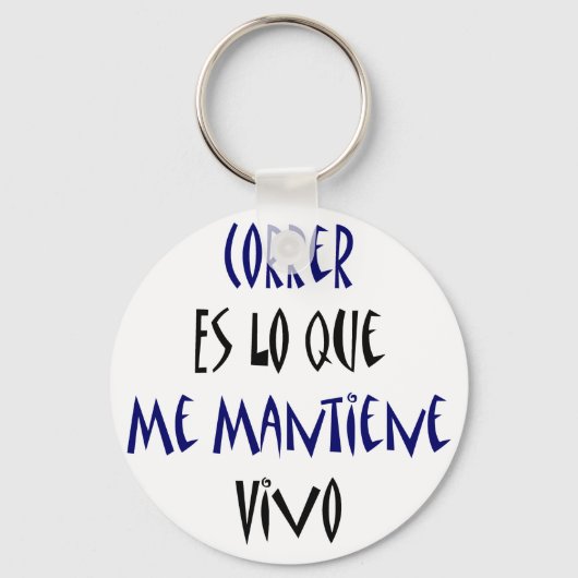 コレールエスロケメマンティエンビボ キーホルダー (正面)