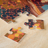 コロガブラインアボリジネドットアートスタイル ジグソーパズル (側面)