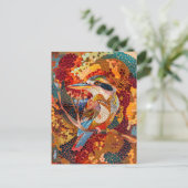 コロガブラインアボリジネドットアートスタイル ポストカード (スタンド正面)