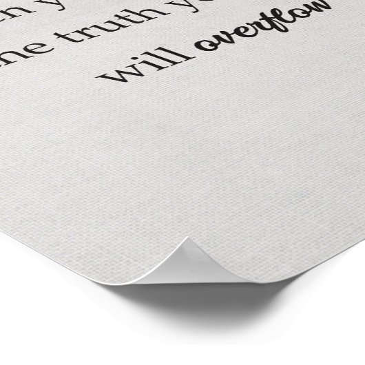 コロサイ人への手紙第2章7節 – 彼に根ざした ポスター (角)