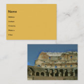 コロサイ絵を描ズ、ローマ 名刺 (正面/裏面)