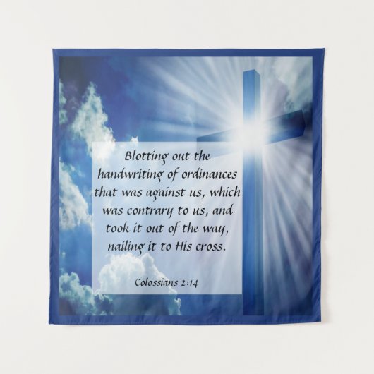 コロサイ2:14 タペストリー (正面)