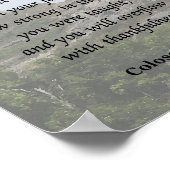 コロサイ2:7, Bible Verse ポスター (角)