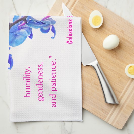 コロサイ3:12キッチンタオル キッチンタオル (四つ折り)