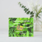 コロサイ3:12慈悲をもって身を閉じなさい ポストカード (スタンド正面)