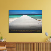 コロサイ3:12 Christian Bible Verse Canvas Art キャンバスプリント (インサイチュ (リビング))