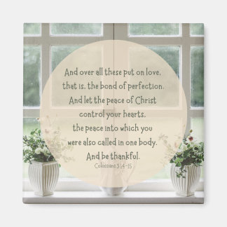 コロサイ3:14-15 2インチ磁石 マグネット