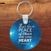 コロサイ3:15 キーホルダー (正面)