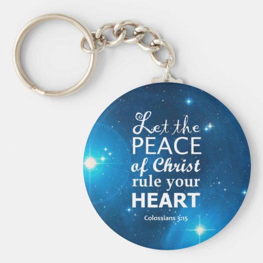 コロサイ3:15 キーホルダー (正面)