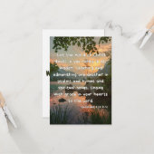 コロサイ3:16 KJVバイブル聖句Pic Flat Greeting カード (正面/裏面インサイチュ)