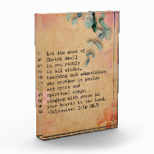 コロサイ3:16 NKJバイブル聖句イメージ フォトブロック (左)