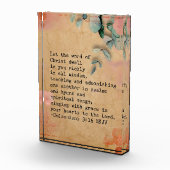 コロサイ3:16 NKJバイブル聖句イメージ フォトブロック (右)