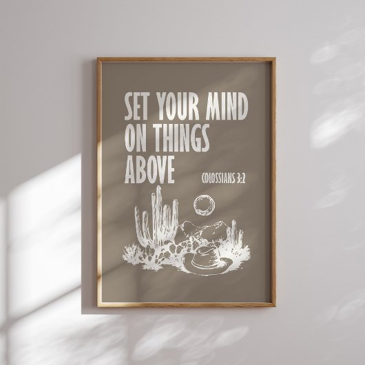 コロサイ3 2西キリスト教壁芸術 ポスター