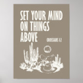 コロサイ3 2西キリスト教壁芸術 ポスター (正面)