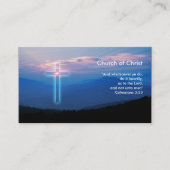 コロサイ3; 23 |クリスチャン感動的 名刺 (正面)