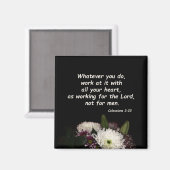 コロサイ3:23 マグネット (正面/裏面)