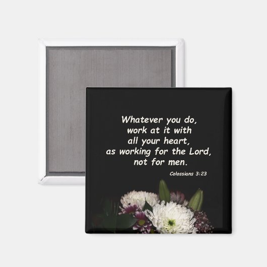 コロサイ3:23 マグネット (正面/裏面)