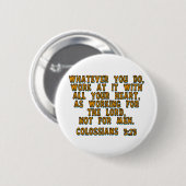 コロサイ3:23 缶バッジ (正面&裏面)