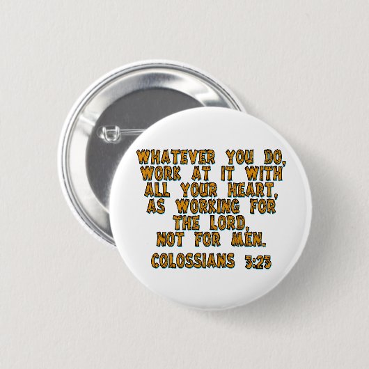 コロサイ3:23 缶バッジ (正面&裏面)