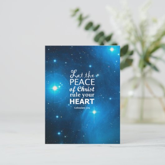 コロサイ 3:15 ポストカード (スタンド正面)