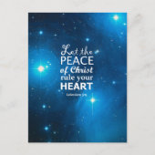 コロサイ 3:15 ポストカード (正面)