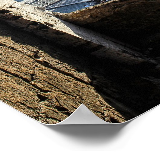 コロシアムから外を見る ポスター (角)