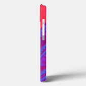 コロシアムと彫像の赤い青いデジタルアート Case-Mate iPhoneケース (裏面 / 左)