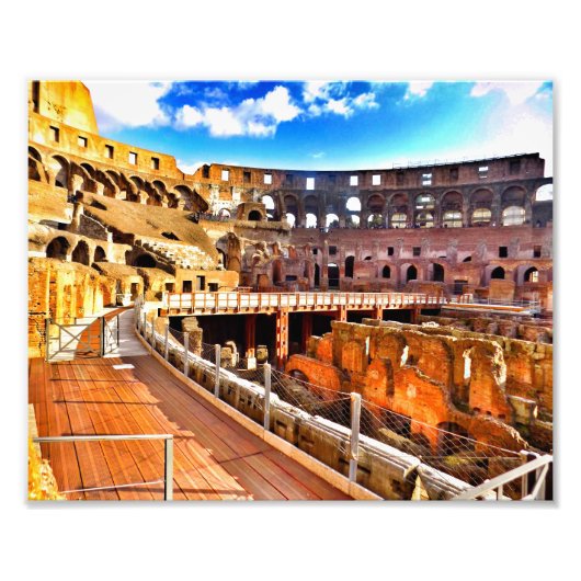 コロシアムの中 フォトプリント            (正面)