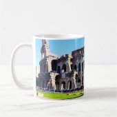 コロシアム自然シーン建物 コーヒーマグカップ (左)