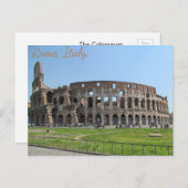 コロシアム。イタリア，ローマ ポストカード (正面/裏面)