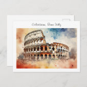 コロシアム – ローマイタリア ポストカード (正面/裏面)