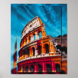 コロシアム：ローマ鮮やか皇帝への献上品 ポスター