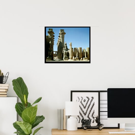 コロシーズ・ランセスIIとアメニフィスのパイロン ポスター (ホームオフィス)