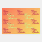 コロストロギーレオ誕生日 ラッピングペーパーシート (正面3)