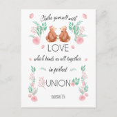 コロソシア人3時14分、愛で自分自身を包む ポストカード (正面)