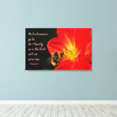 コロッサイ3:23壁アート キャンバスプリント (インサイチュ (ウッドフロア))