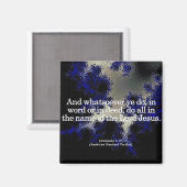 コロッシアンズの名前で感謝の祈り3-17 マグネット (正面/裏面)