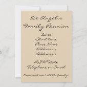 コロッセウムとメタスーダン(イタリア、ローマ) 招待状 (裏面)