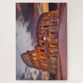 コロッセウムサンセットローマイタリア建物トラベル ジグソーパズル (縦)