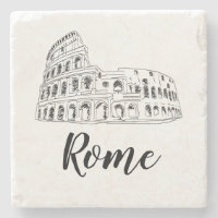 コロッセウムローマイタリアアートイラストレーション