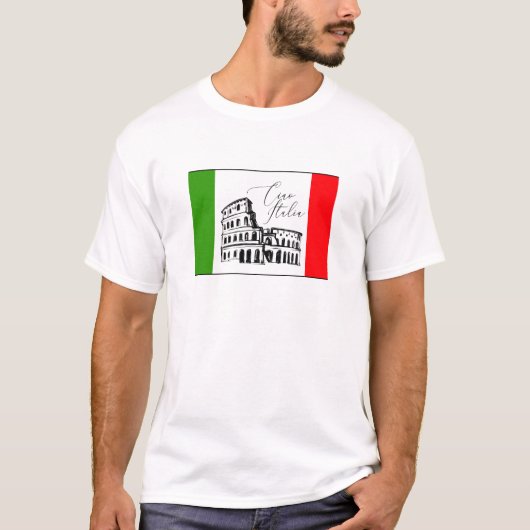 *~*コロッセウムローマイタリアイタリアン Tシャツ (正面)