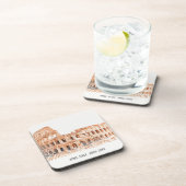 コロッセウムローマイタリアウォーターカラートラベイタリアンル コースター (右側)