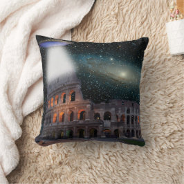 コロッセウムローマイタリアミーツ宇宙とUFO クッション