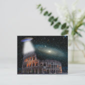 コロッセウムローマイタリアミーツ宇宙とUFO ポストカード (スタンド正面)